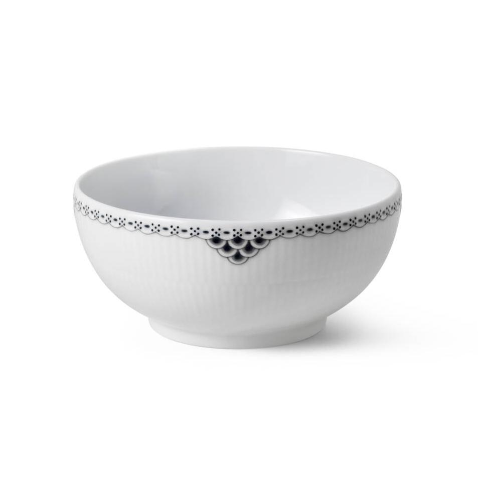 Sort Riflet Blonde skål - 110 cl.